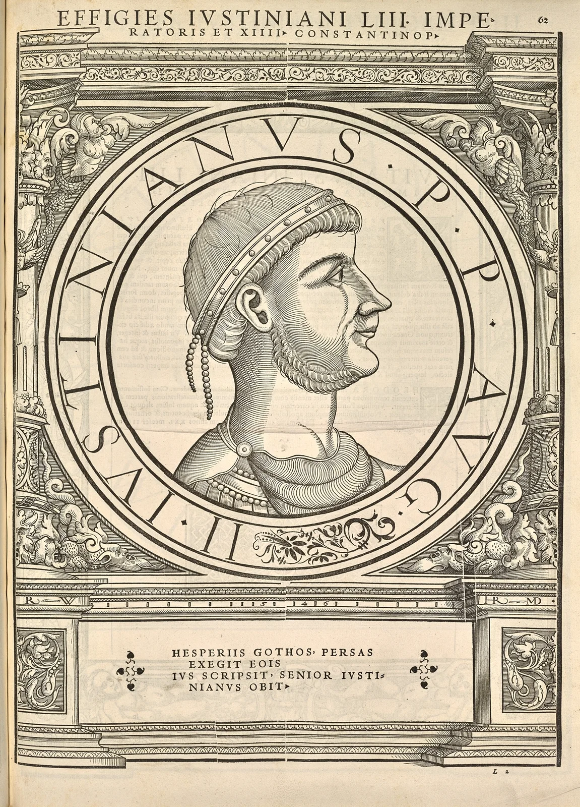 Justinian I av Jacopo Strada