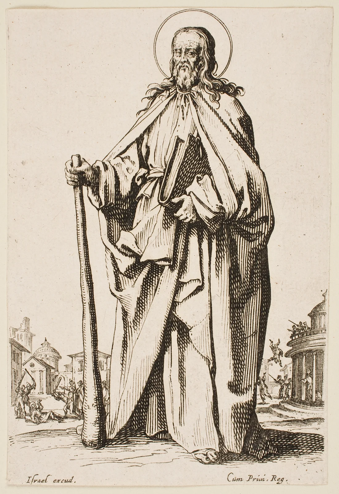 St. James the Less av Jacques Callot