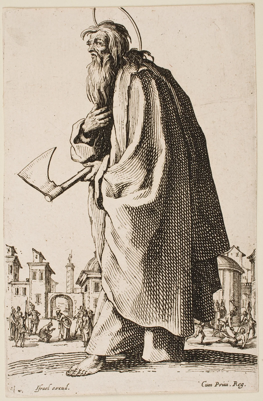 St. Thaddeus or St. Jude av Jacques Callot