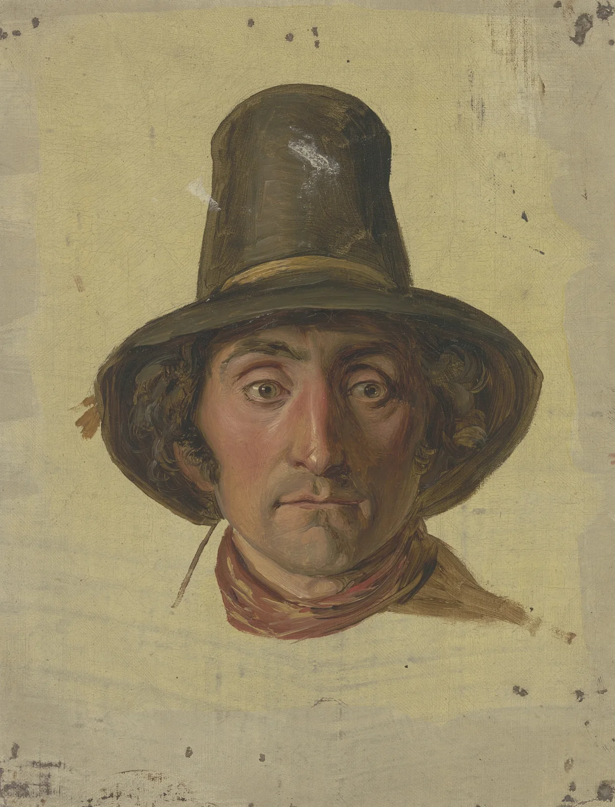 Farmer with a high hat av Jakob Becker