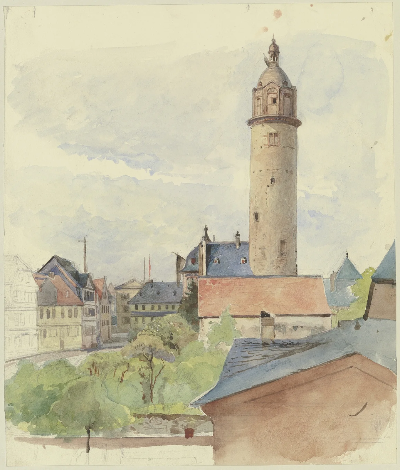 Höchst castle av Jakob Becker