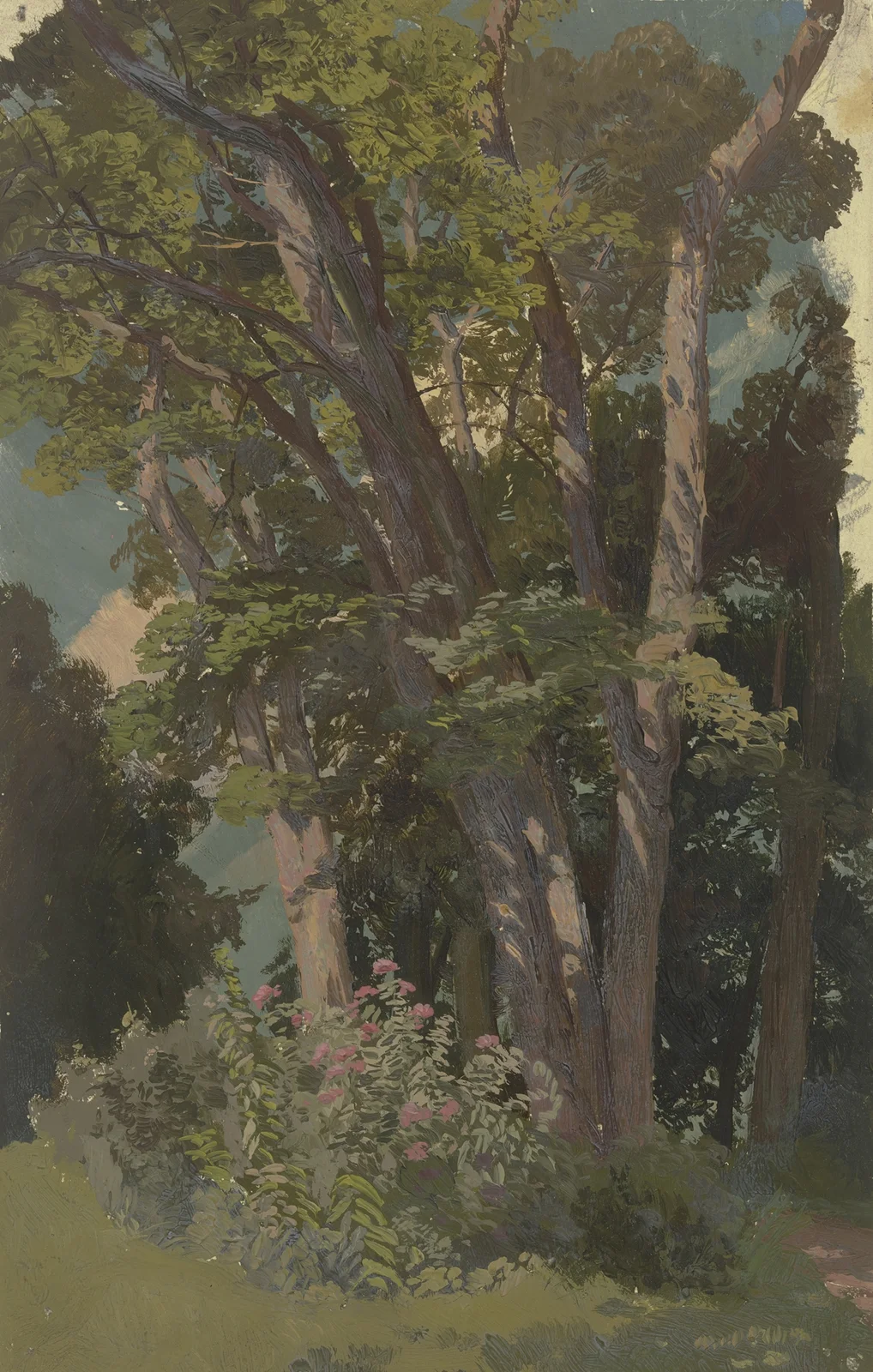 Park study, glade av Jakob Becker