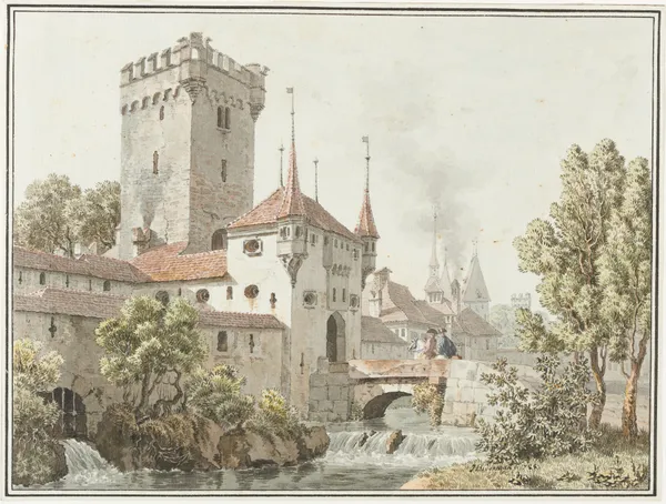 Bern, Golatenmattgasstor av Johann Jakob Biedermann