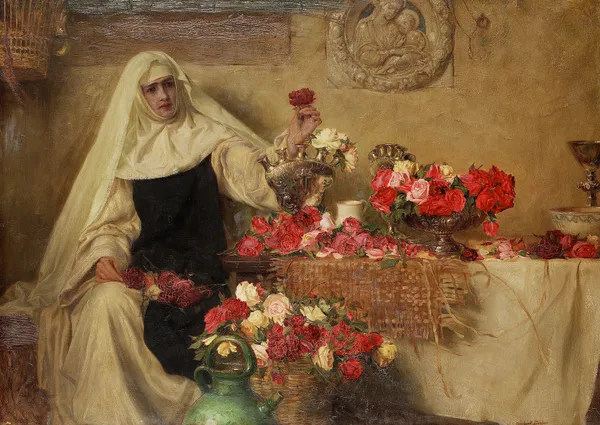For Saint Dorothea’s Day 1899 av Herbert James Draper