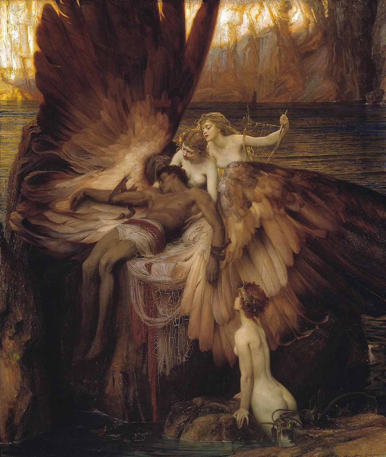 The Lament for Icarus av Herbert James Draper