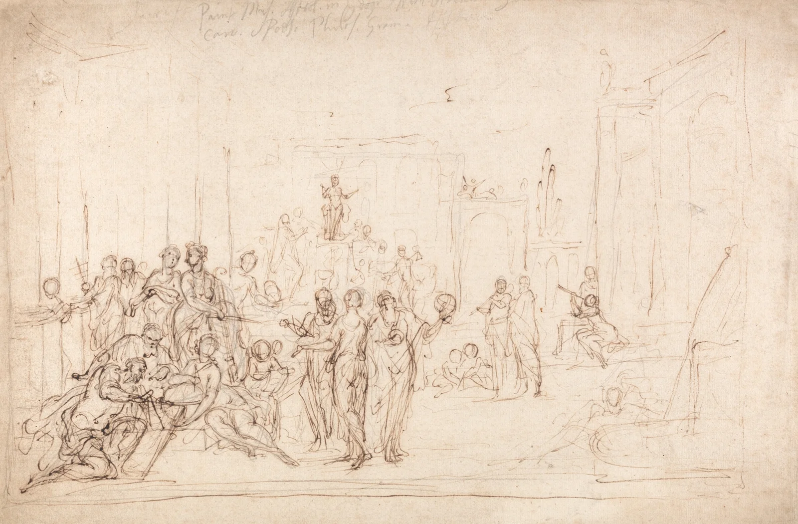 Apollo and the Muses av Sir James Thornhill