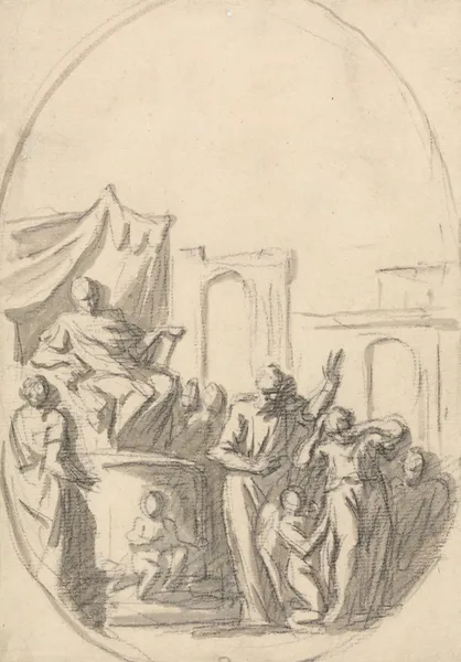 The Blinding of Elymas av Sir James Thornhill