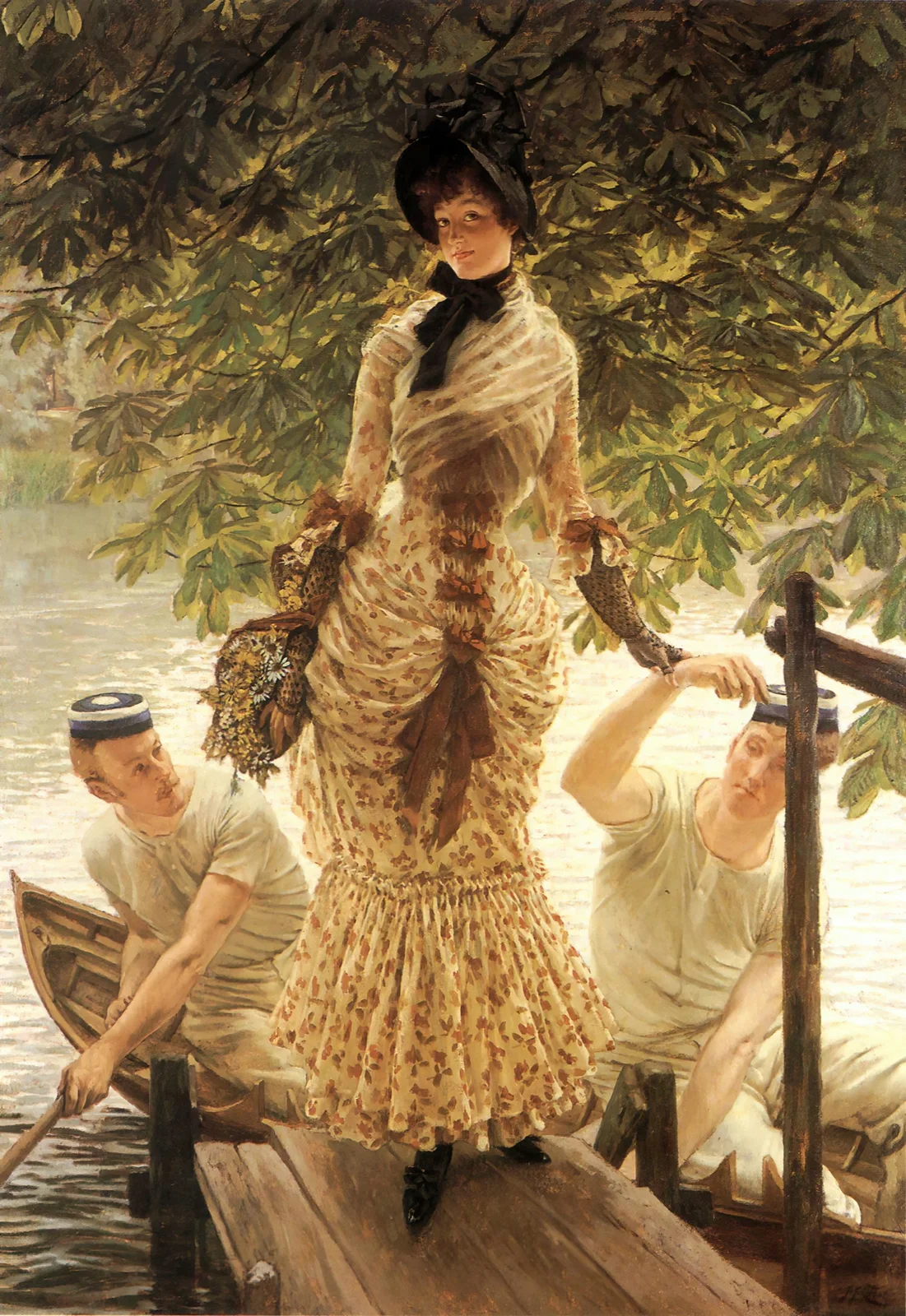 On the Thames av James Tissot