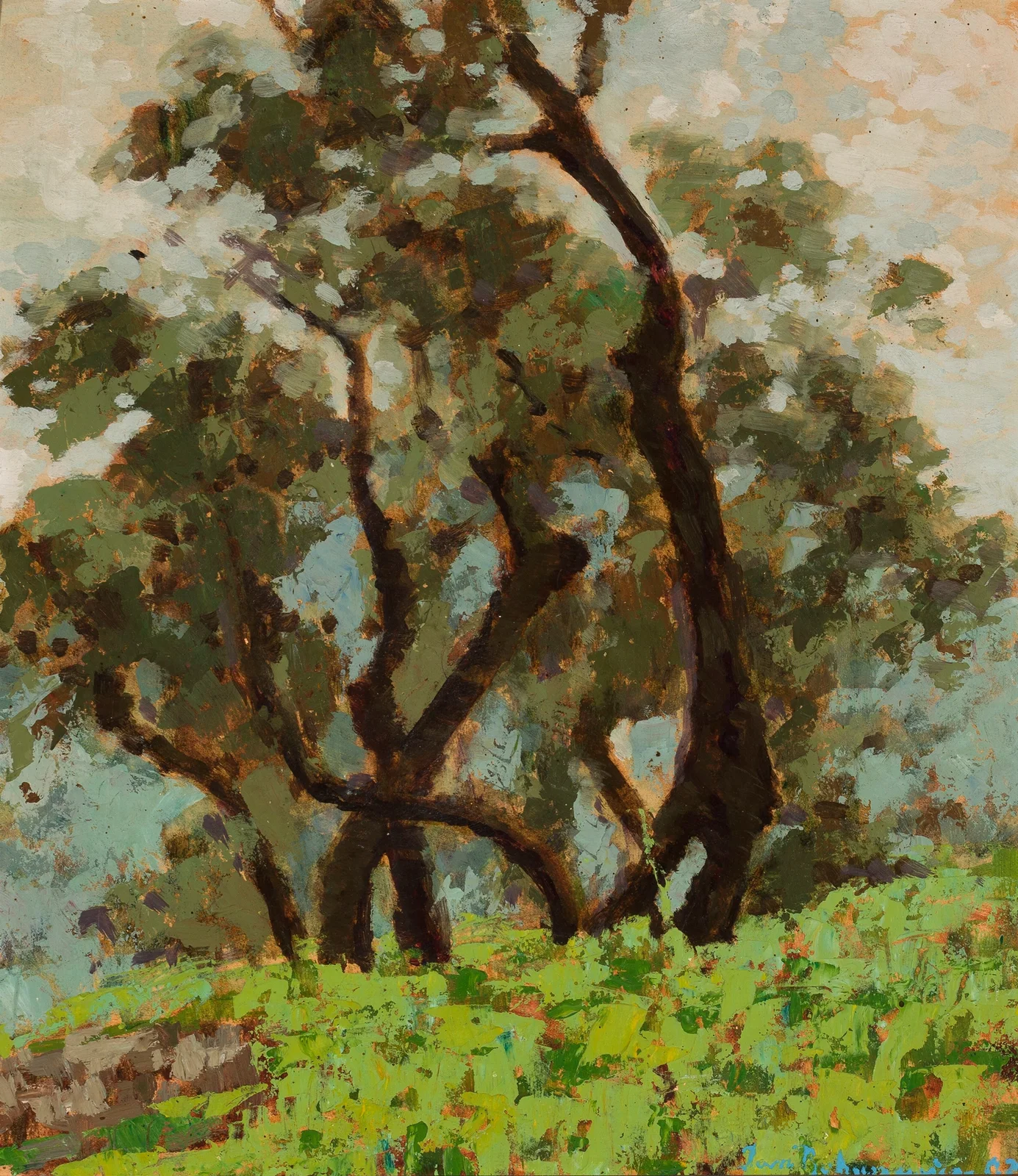 Olives before rain av Jan Bohuszewicz