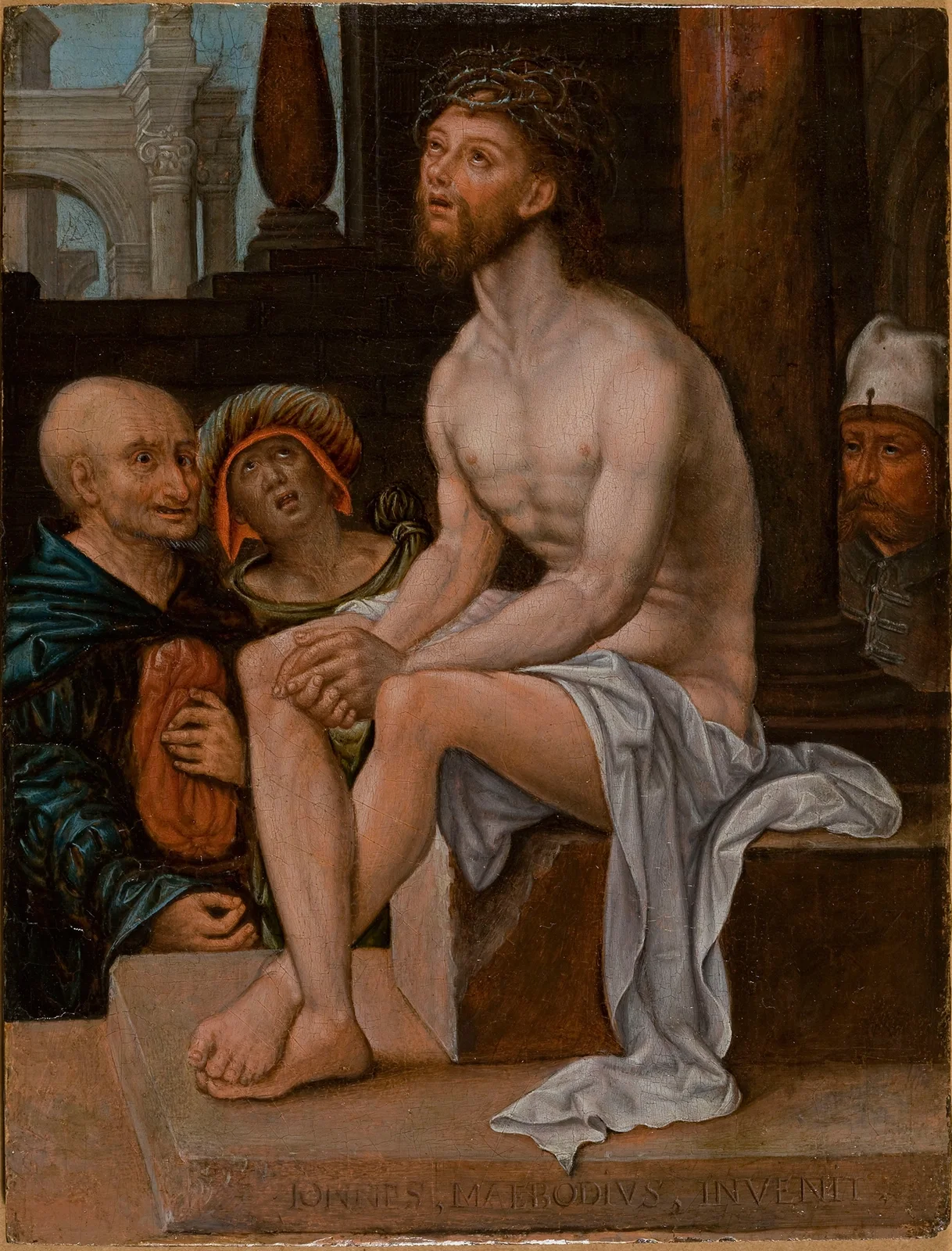 Christ on the Cold Stone av Jan Gossaert