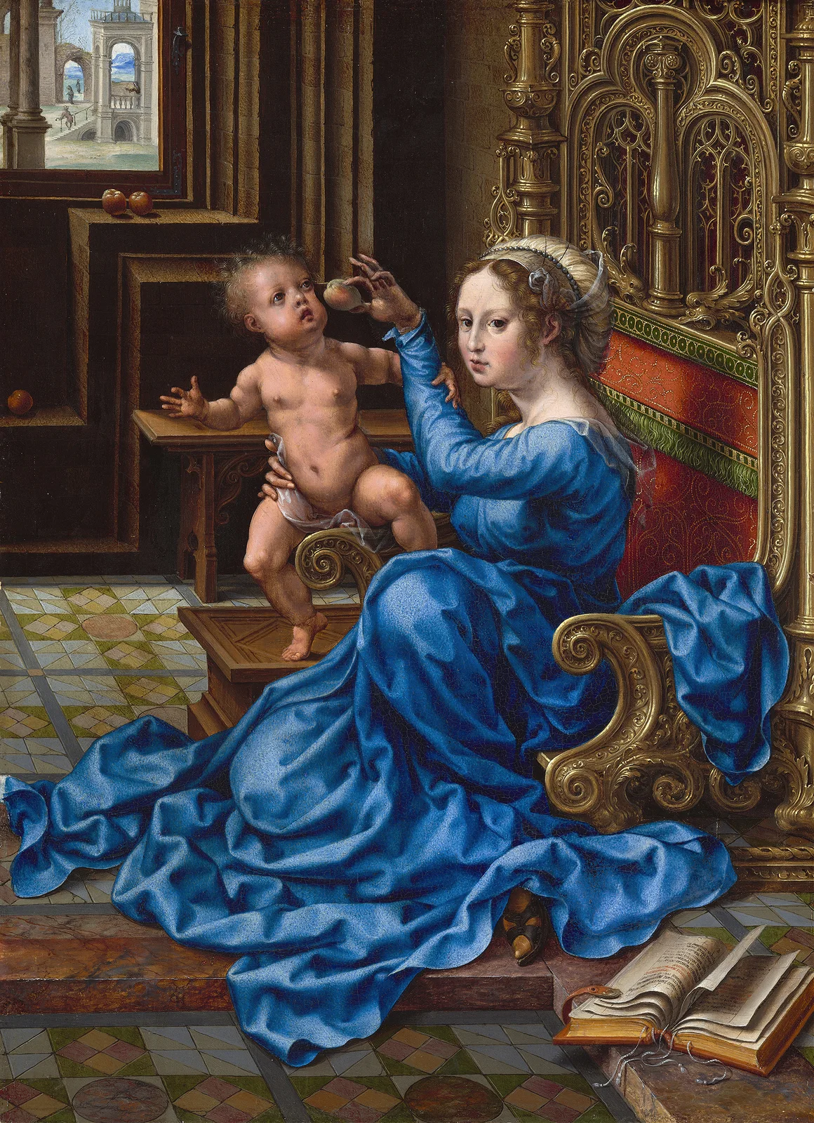 Madonna and Child, 1532 av Jan Gossaert