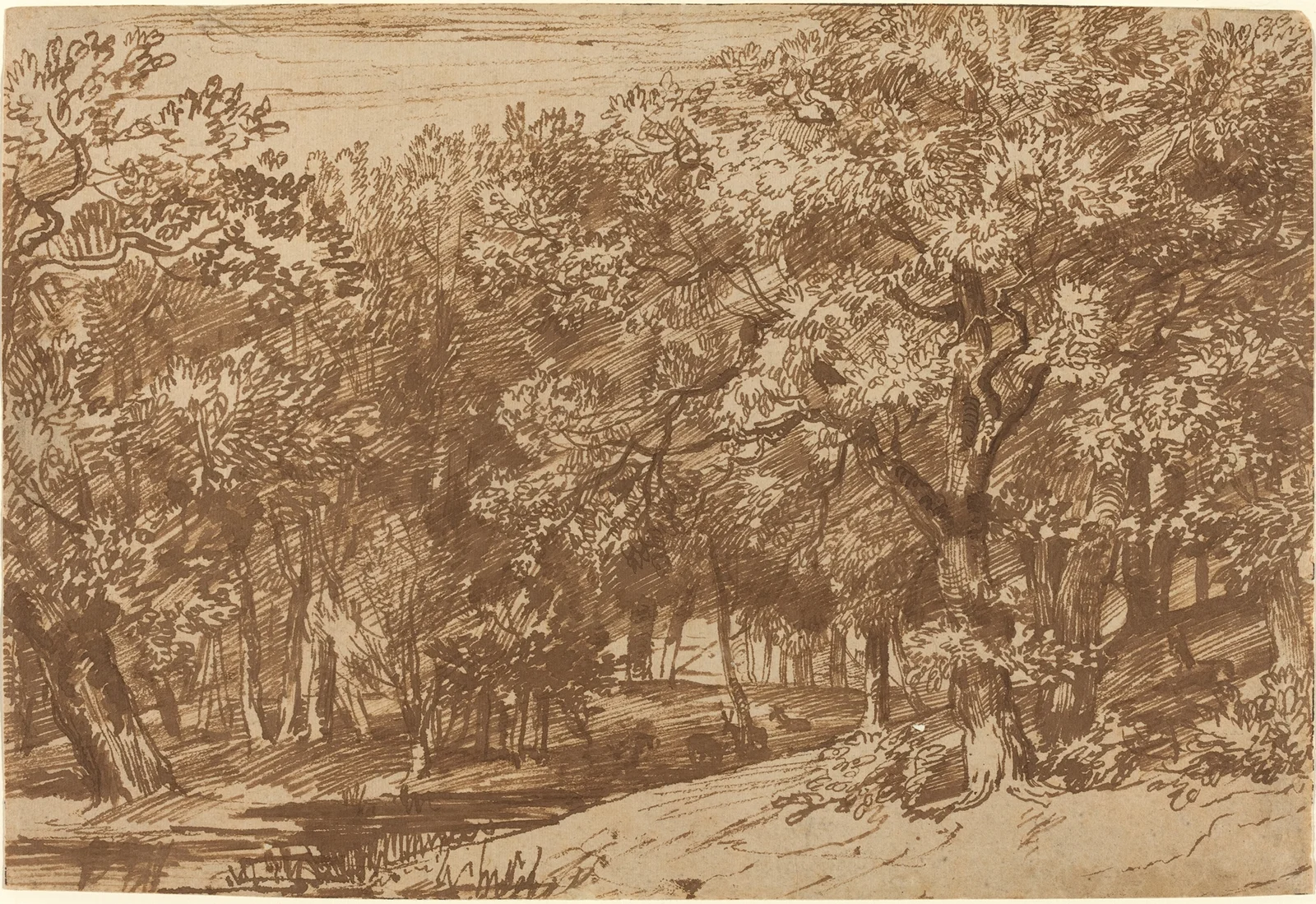 Deer Park av Jan Lievens
