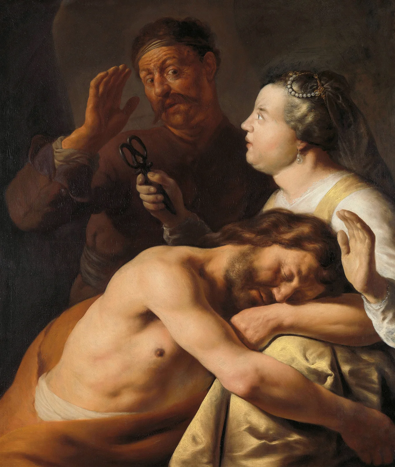 Samson and Delilah av Jan Lievens
