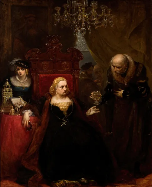 Poisoning of Queen Bona av Jan Matejko