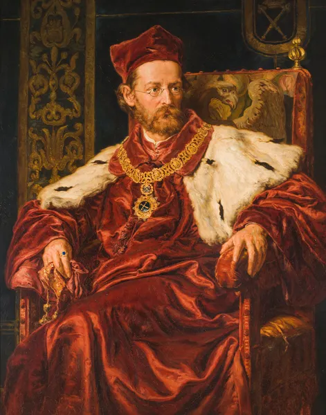 Portrait of Józef Szujski av Jan Matejko