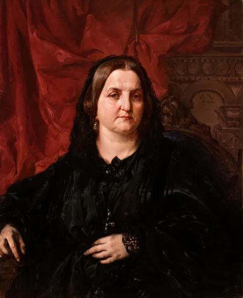 Portrait of PauIIna Giebułtowska av Jan Matejko