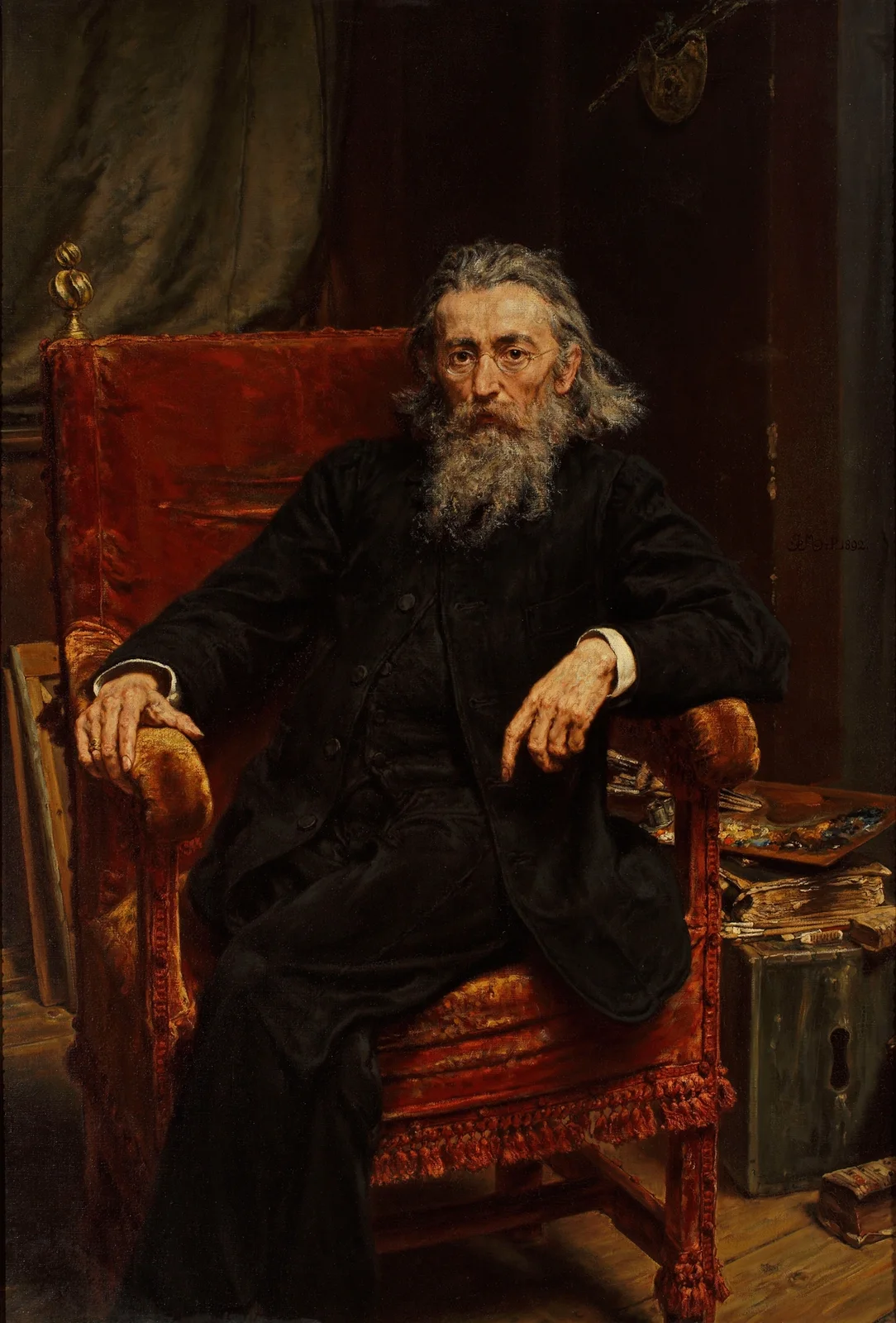 Self-portrait av Jan Matejko
