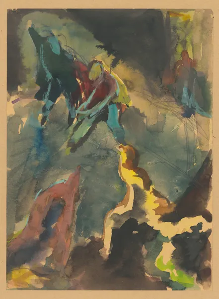 Figurálna kompozícia (zápas), 1940 – nr 2 av Ján Novák