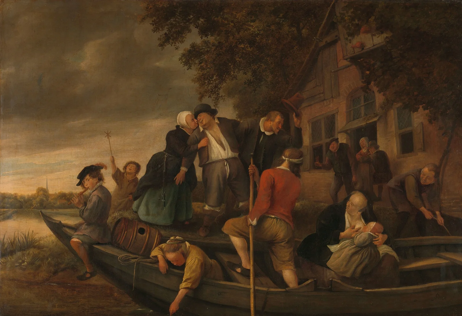 The merry homecoming av Jan Steen