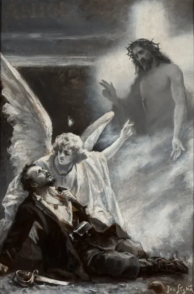 Allegorical scene – Insurgent’s death av Jan Styka