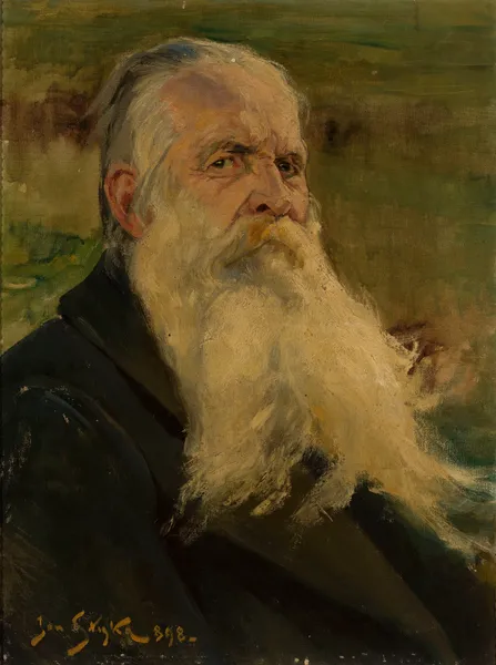 Portrait of Karol Brzozowski, poet av Jan Styka