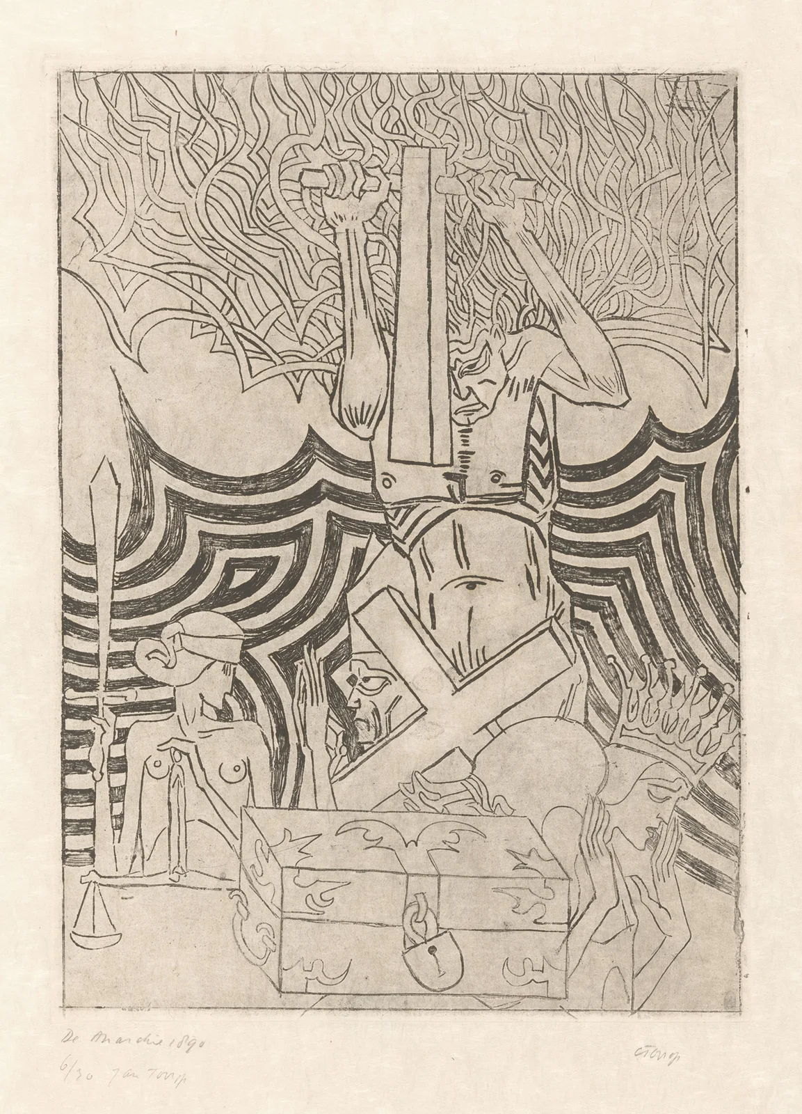De Anarchie av Jan Toorop