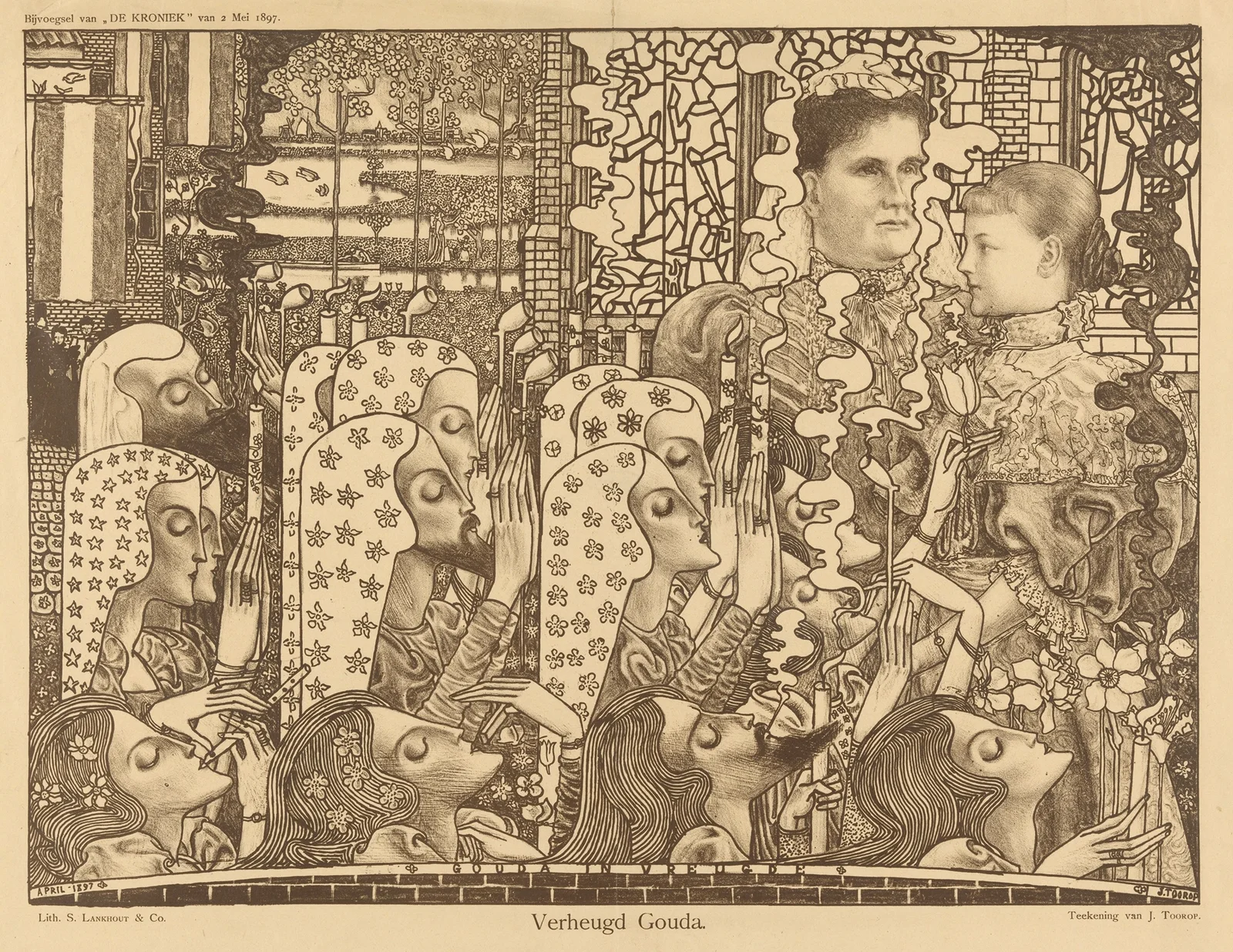 Verheugd Gouda av Jan Toorop