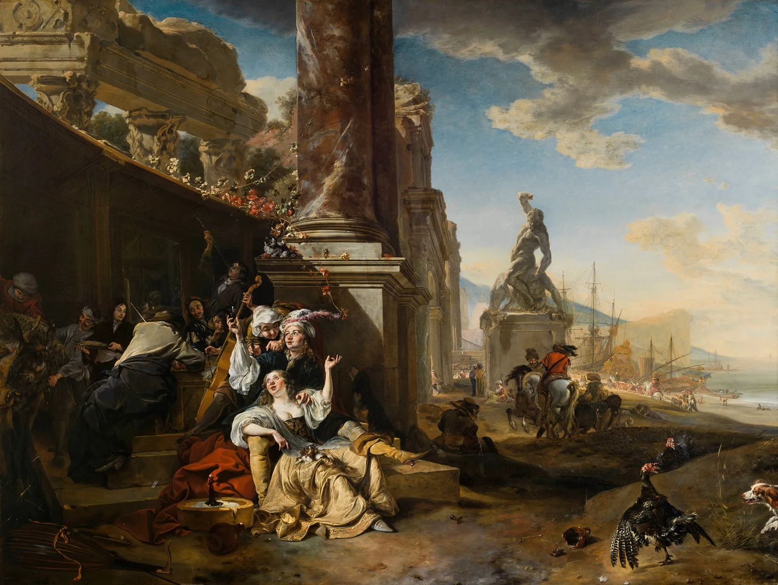 La Partie de plaisir av Jan Weenix