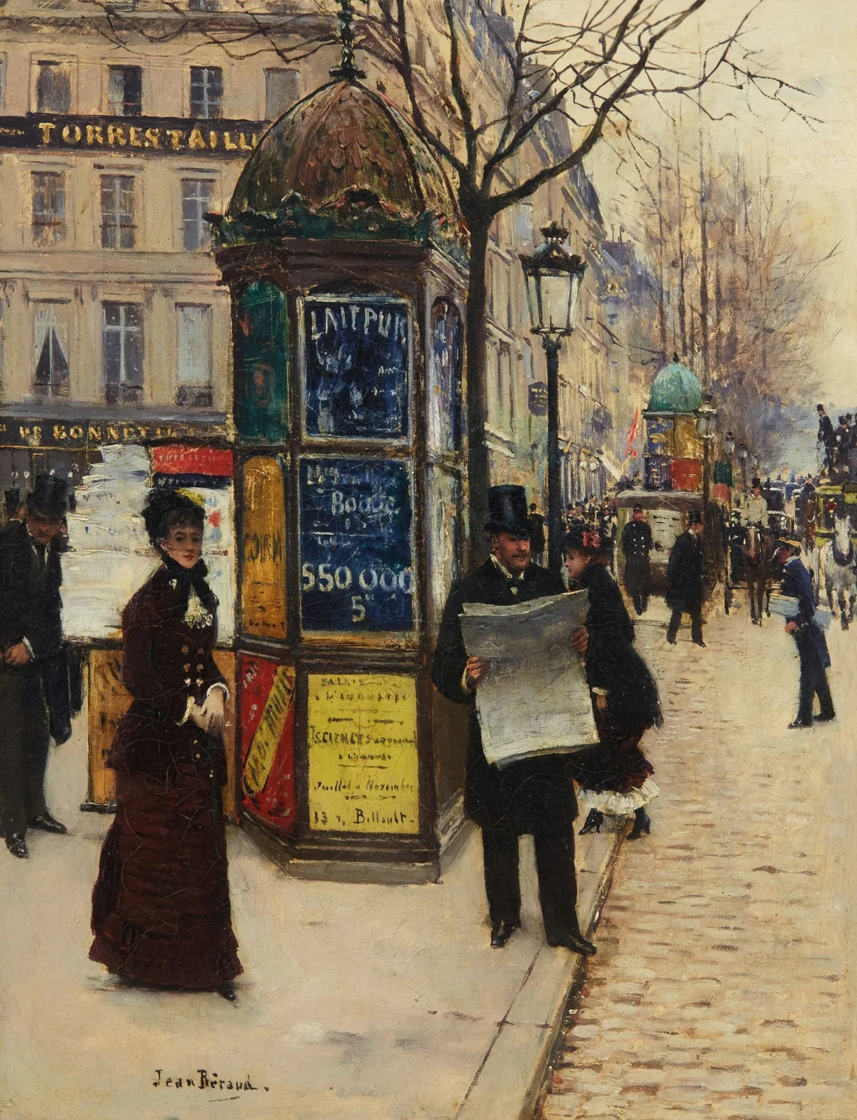 Les grands boulevards av Jean Béraud