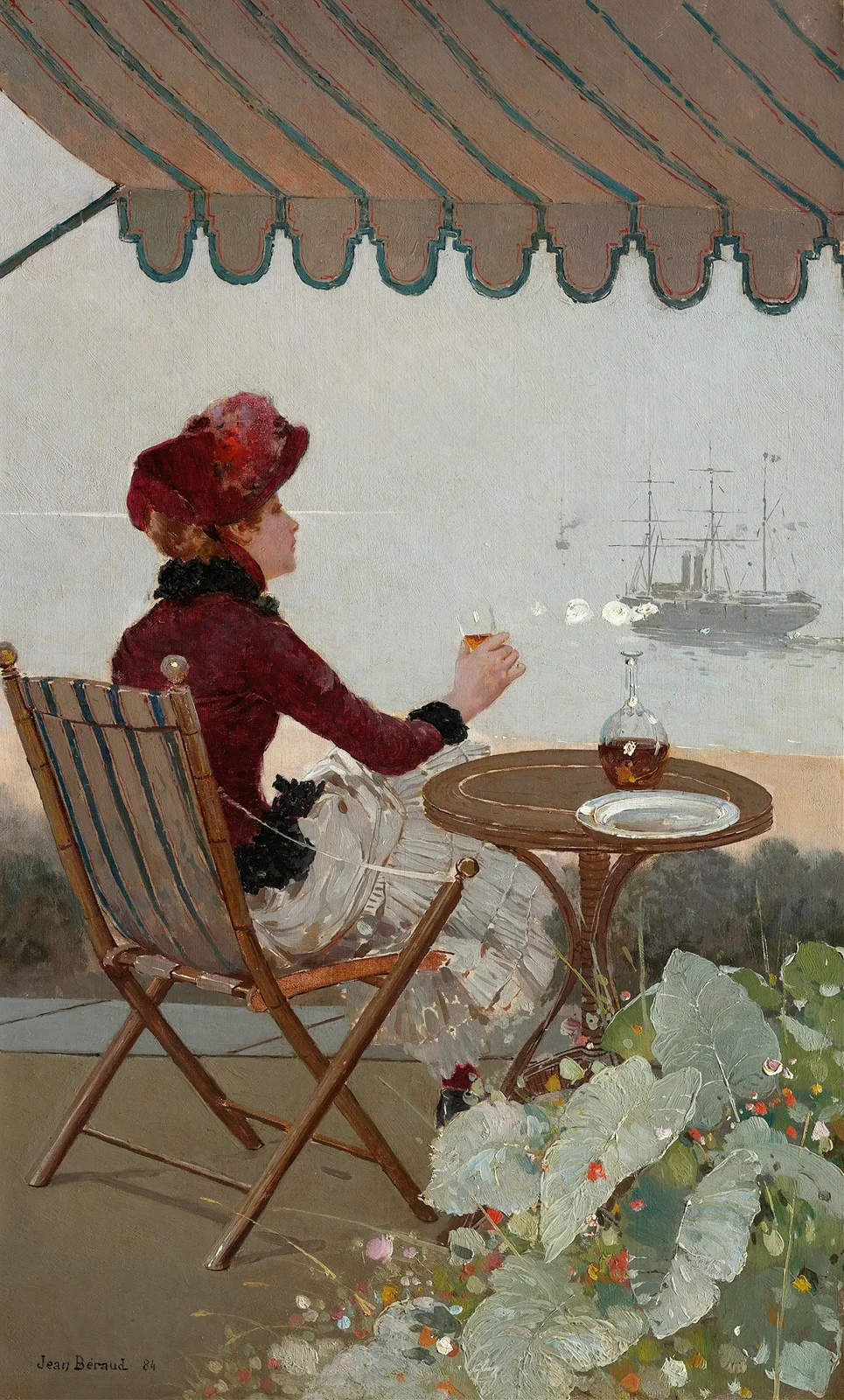 Seaside Café av Jean Béraud