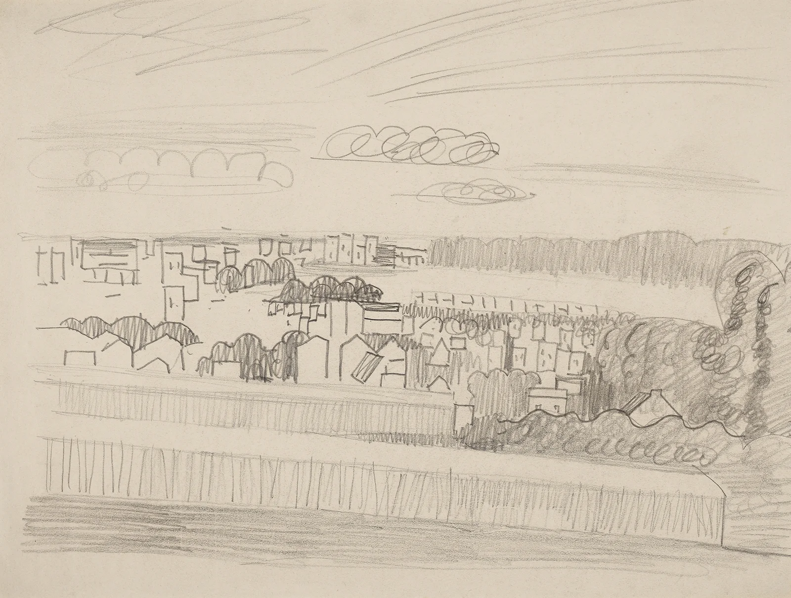 Landschap av Jean Brusselmans
