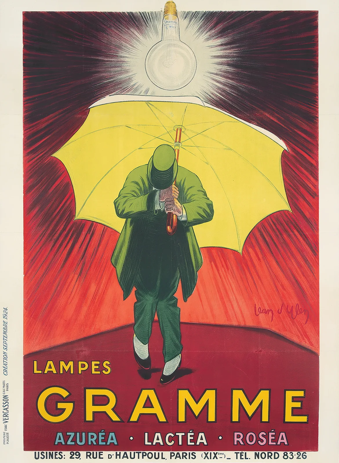 Lampes Gramme av Jean d'Ylen
