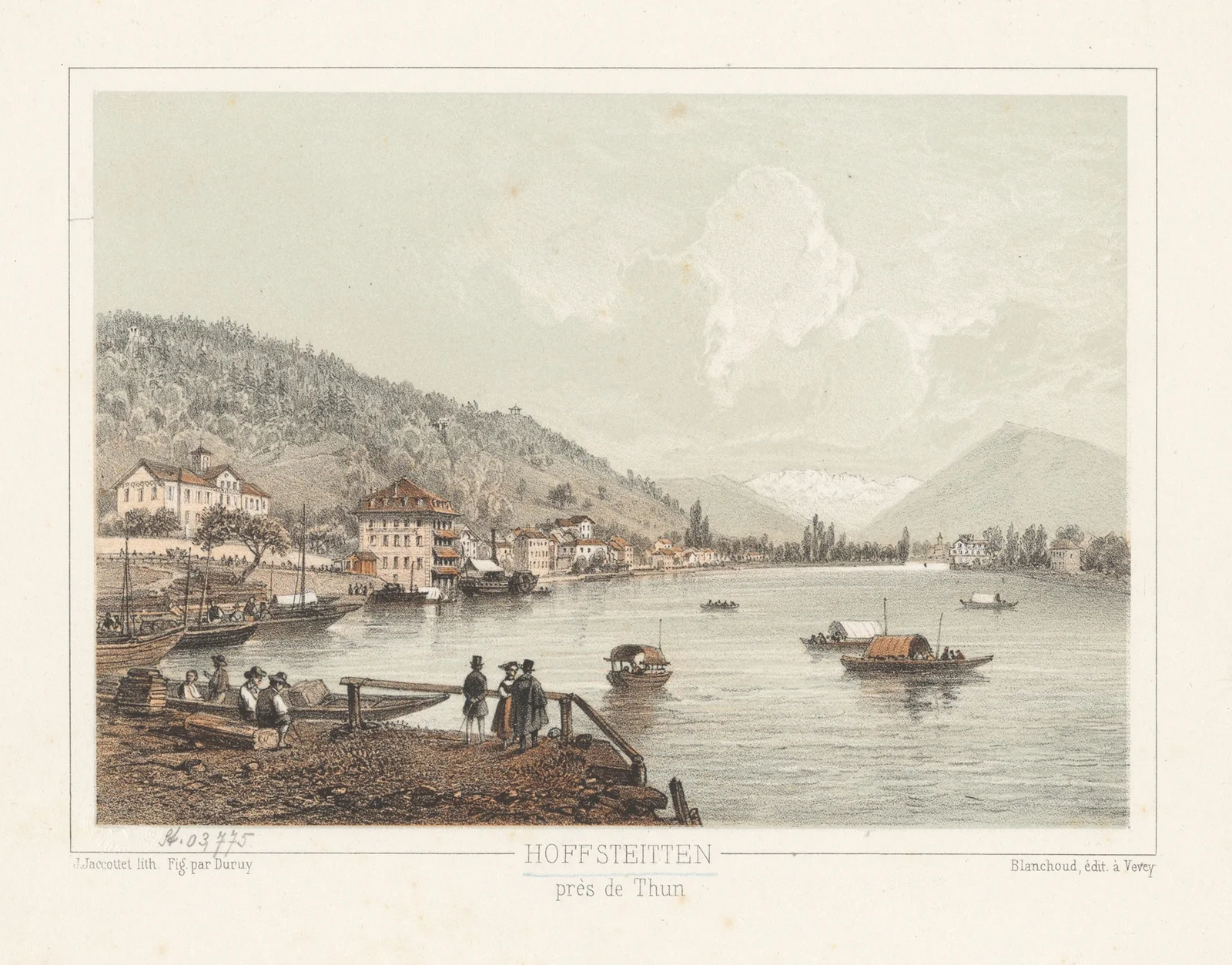 Hoffsteitten près de Thun av Jean Jacottet