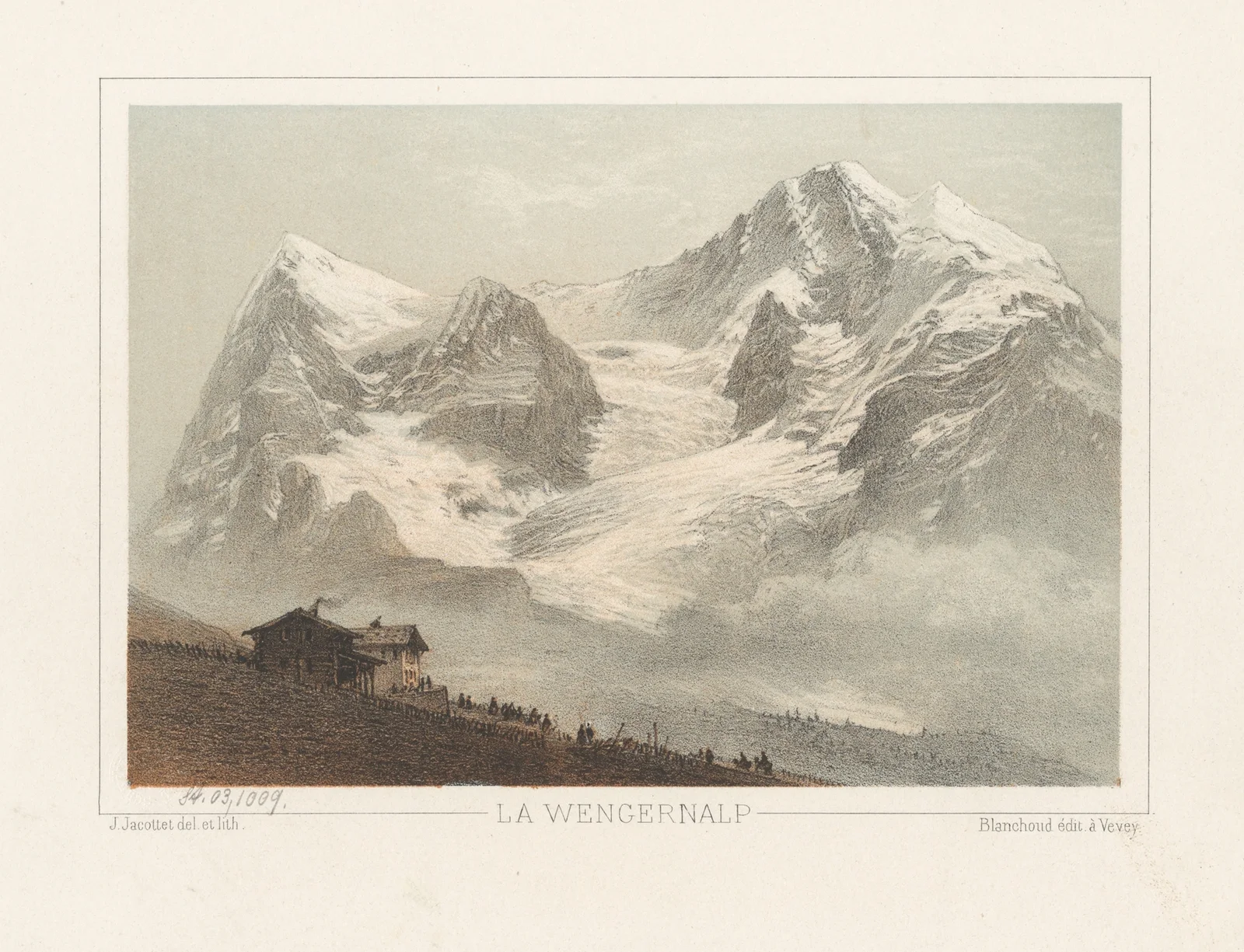 La Wengernalp av Jean Jacottet