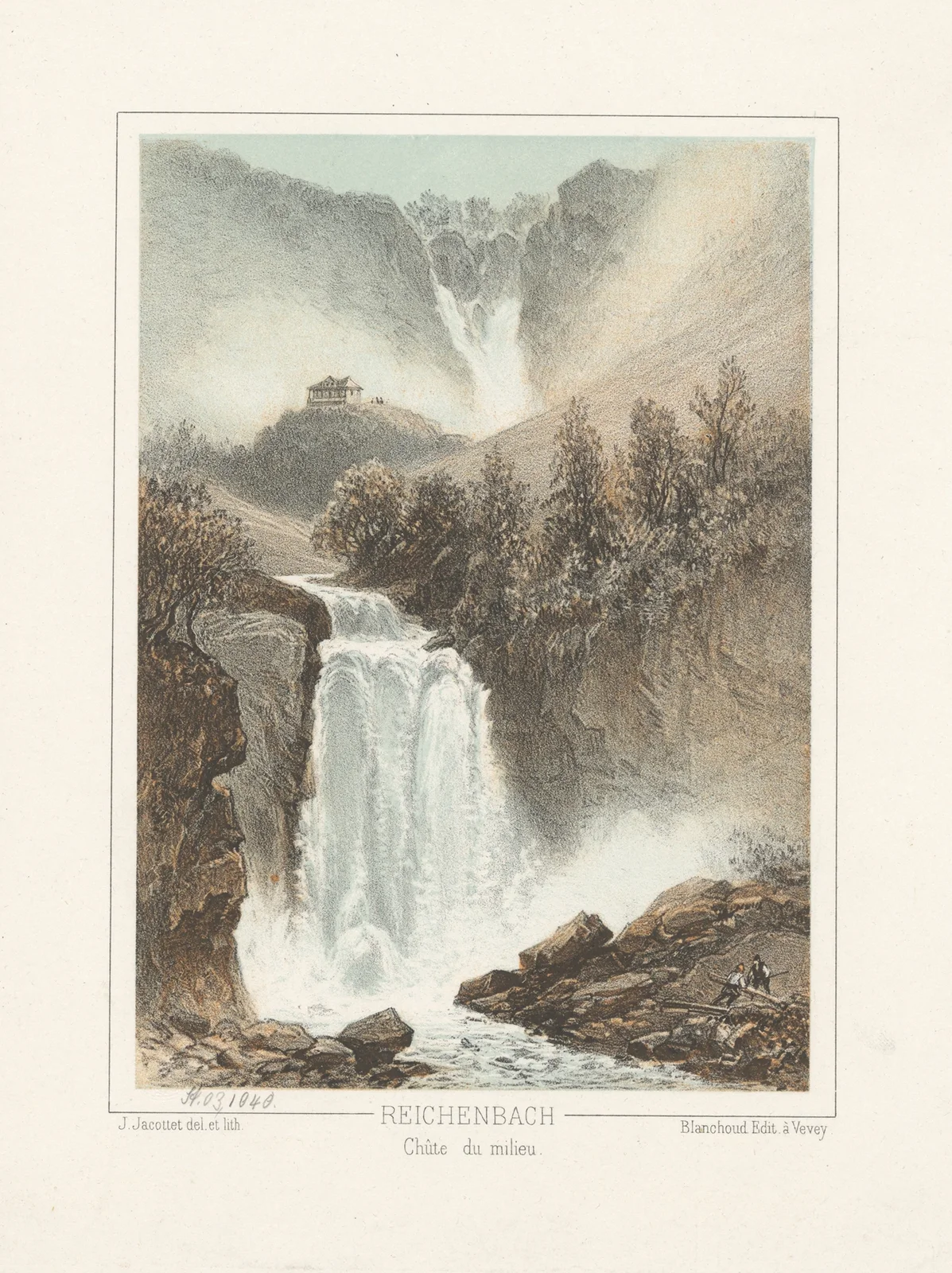Reichenbach Chûte du milieu av Jean Jacottet