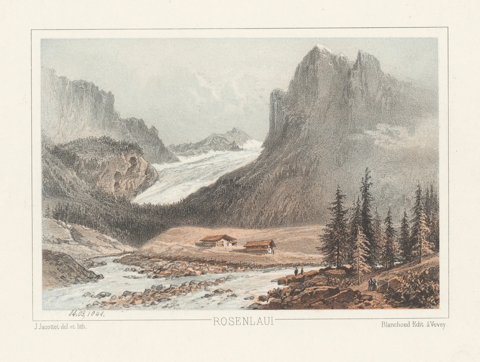 Rosenlaui av Jean Jacottet