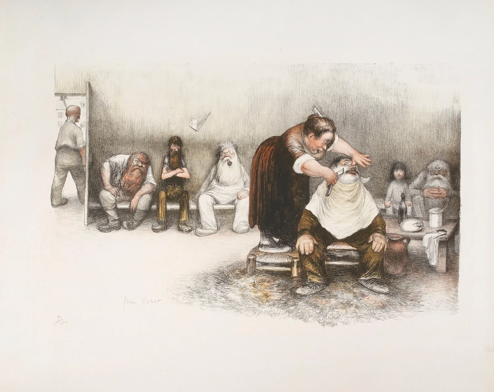 La Barbière av Jean Veber