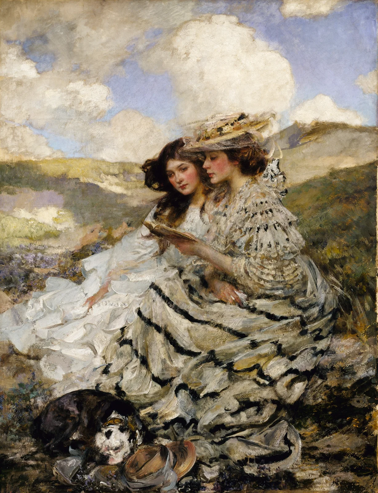 On the Dunes (Lady Shannon and Kitty) av James Jebusa Shannon
