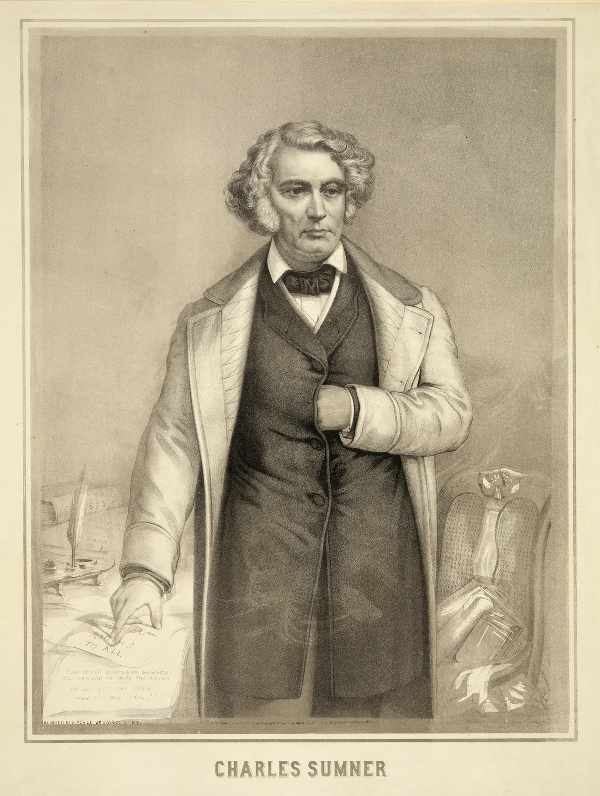 Charles Sumner av Henry Jerome Schile