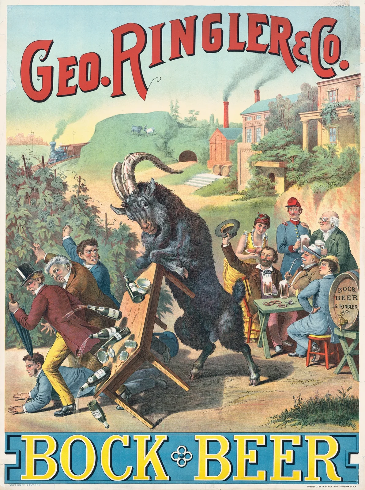 Geo. Ringler & Co., Bock Beer av Henry Jerome Schile