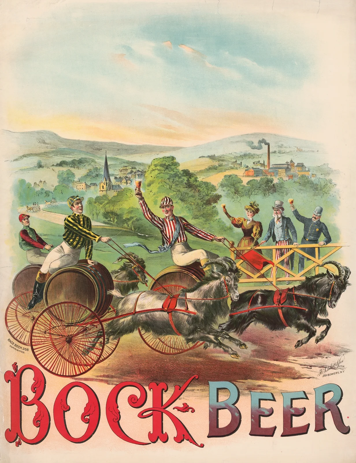 Race Bock, Bock Beer av Henry Jerome Schile