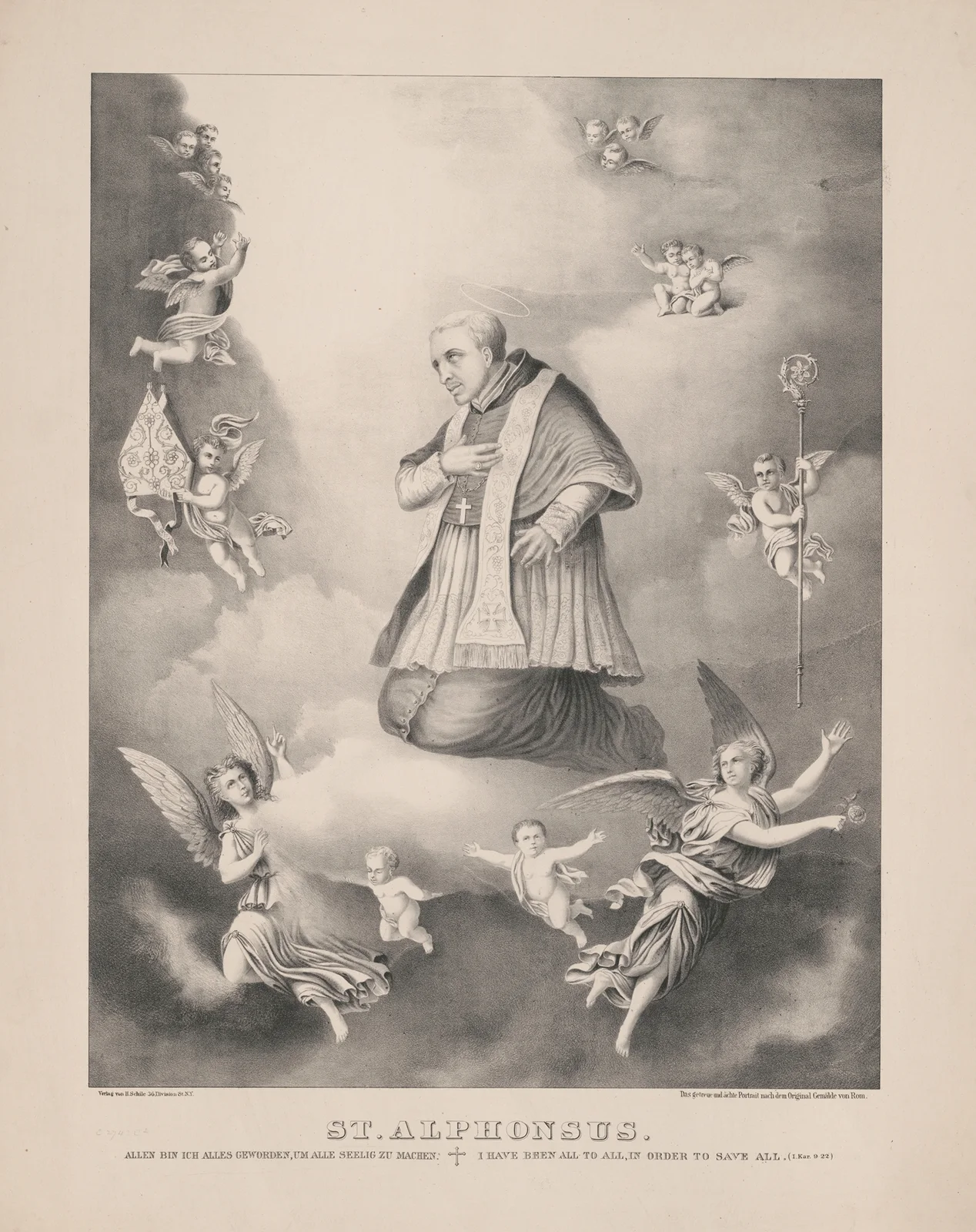 St. Alphonsus av Henry Jerome Schile