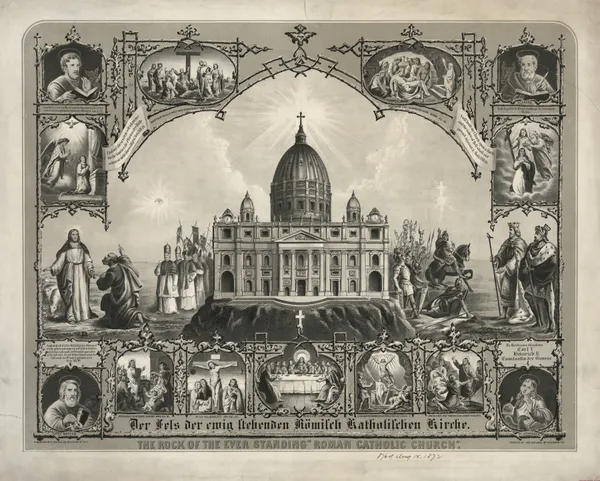 The rock of the ever standing ‘Roman Catholic Church’ av Henry Jerome Schile