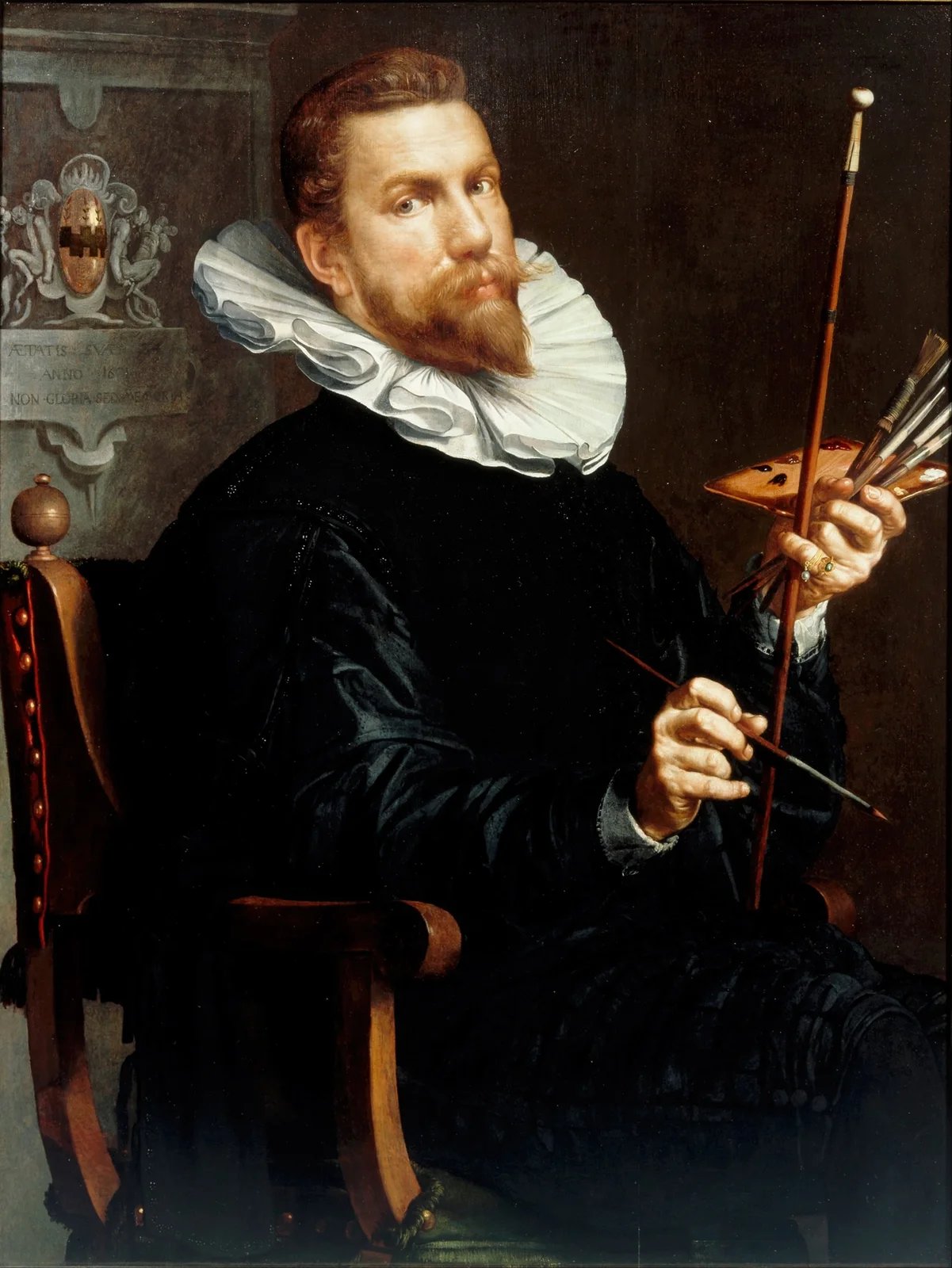 Self-Portrait av Joachim Wtewael