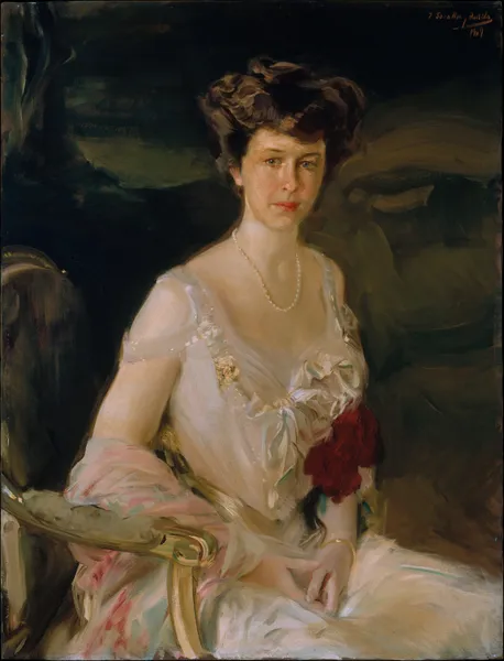 Mrs. Winthrop W. Aldrich (Harriet Alexander, 1888–1972) av Joaquín Sorolla
