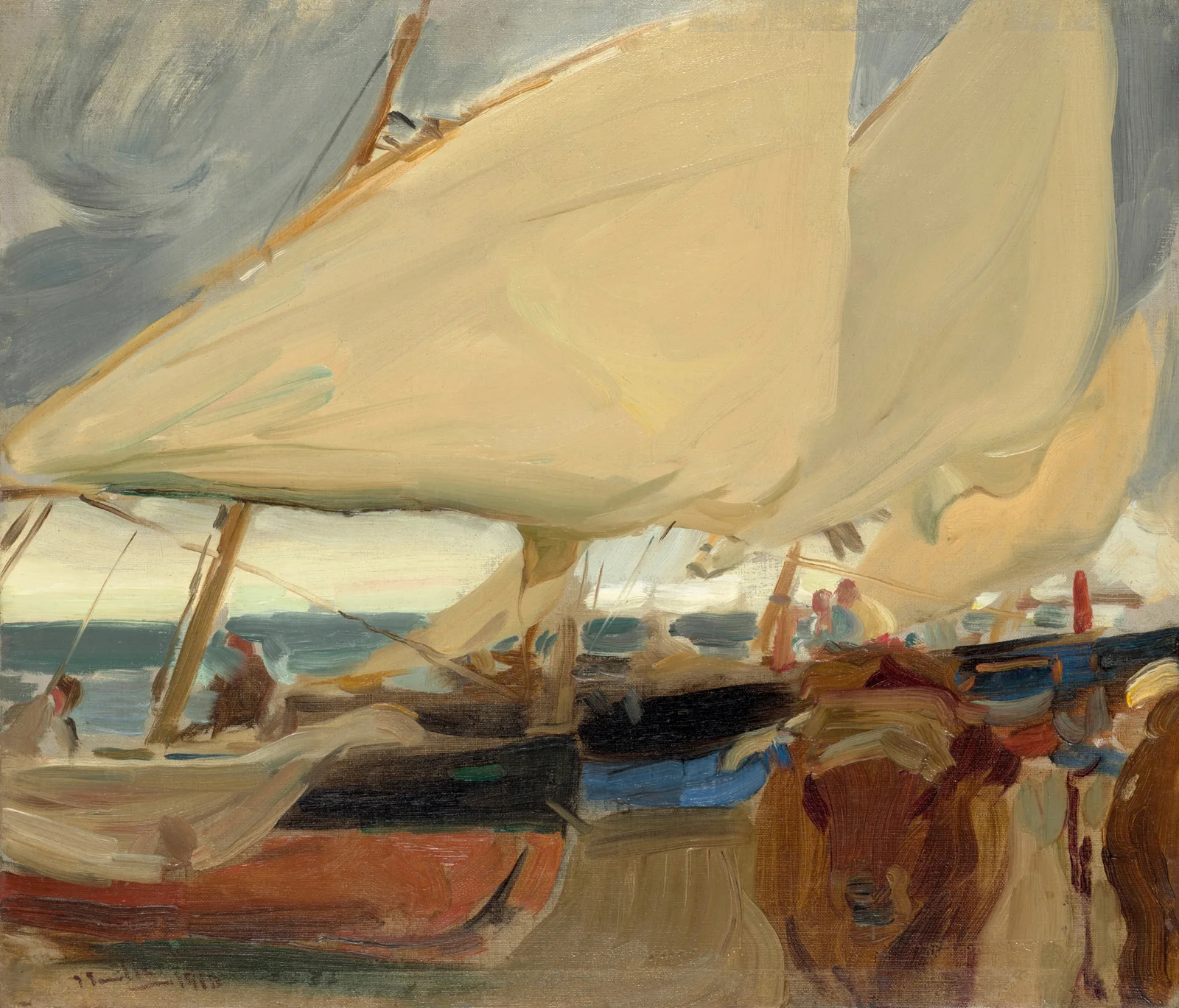Playa de Valencia, 1910 av Joaquín Sorolla
