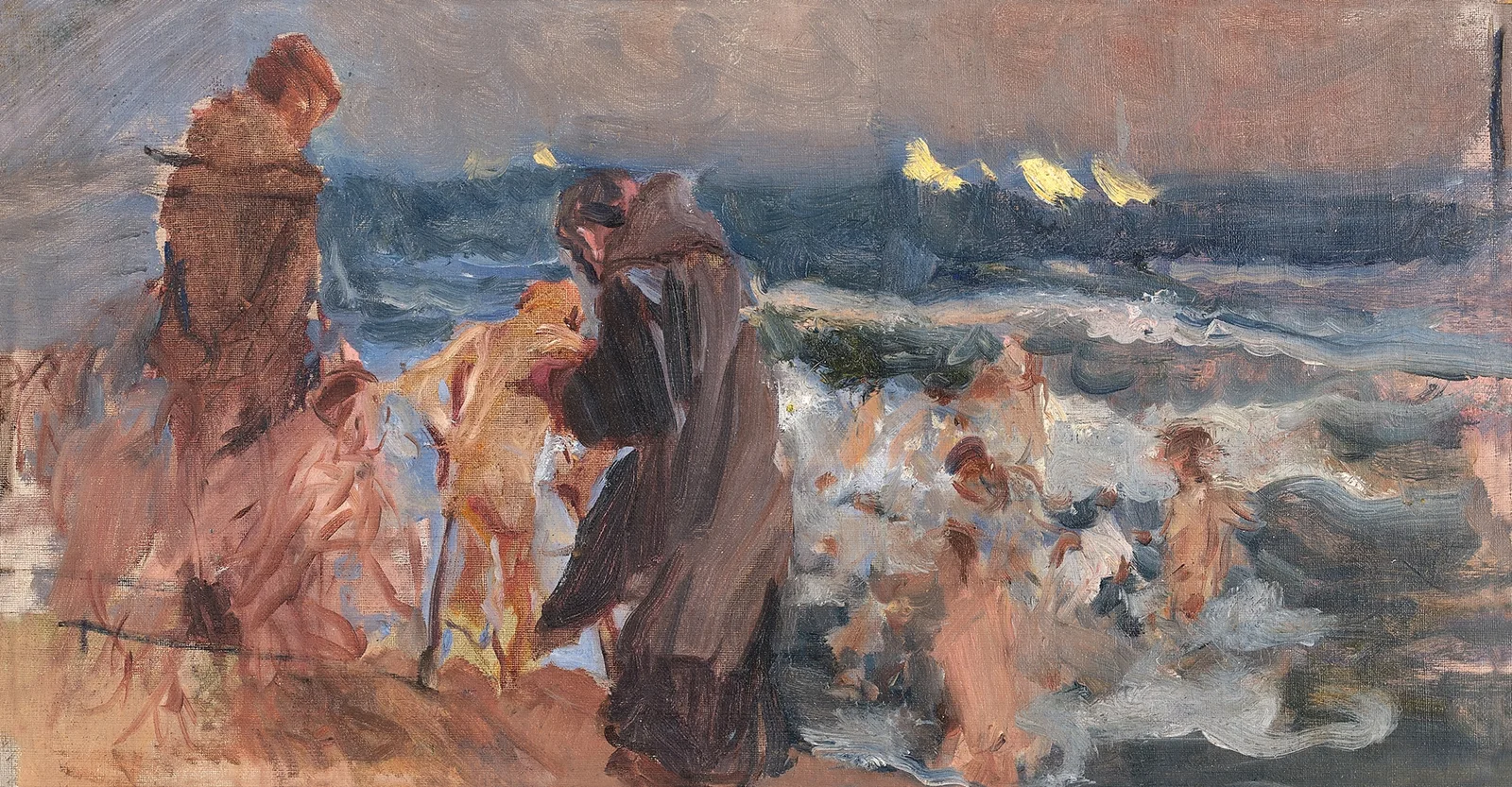 Study for ‘Sad Inheritance’ av Joaquín Sorolla