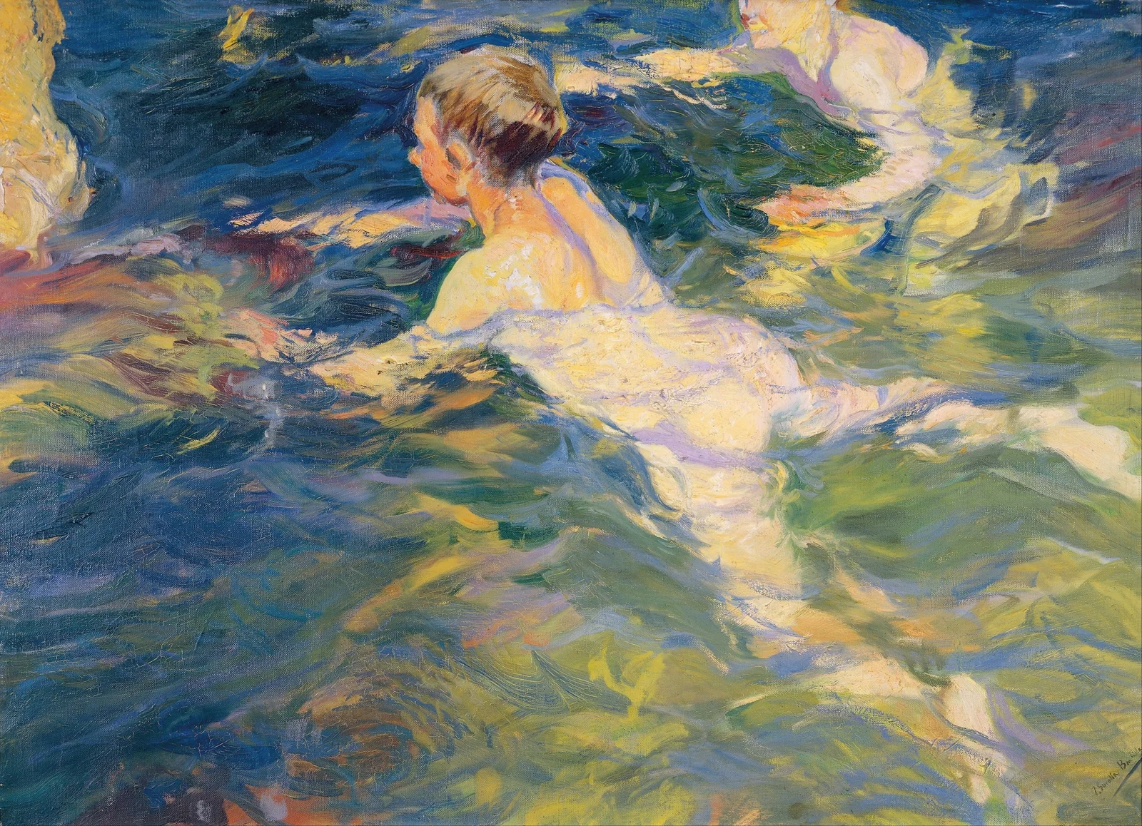 Swimmers, Jávea av Joaquín Sorolla