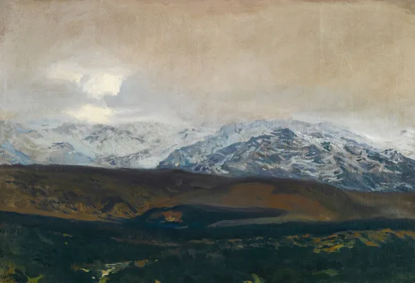 The Sierra De Guadarrama av Joaquín Sorolla