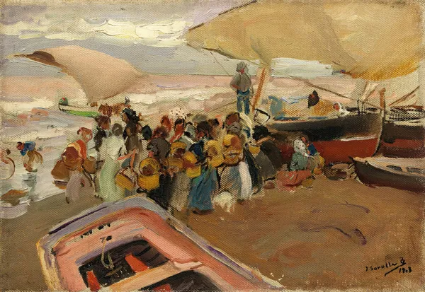 Vuelta De La Pesca (Return Of The Catch) av Joaquín Sorolla